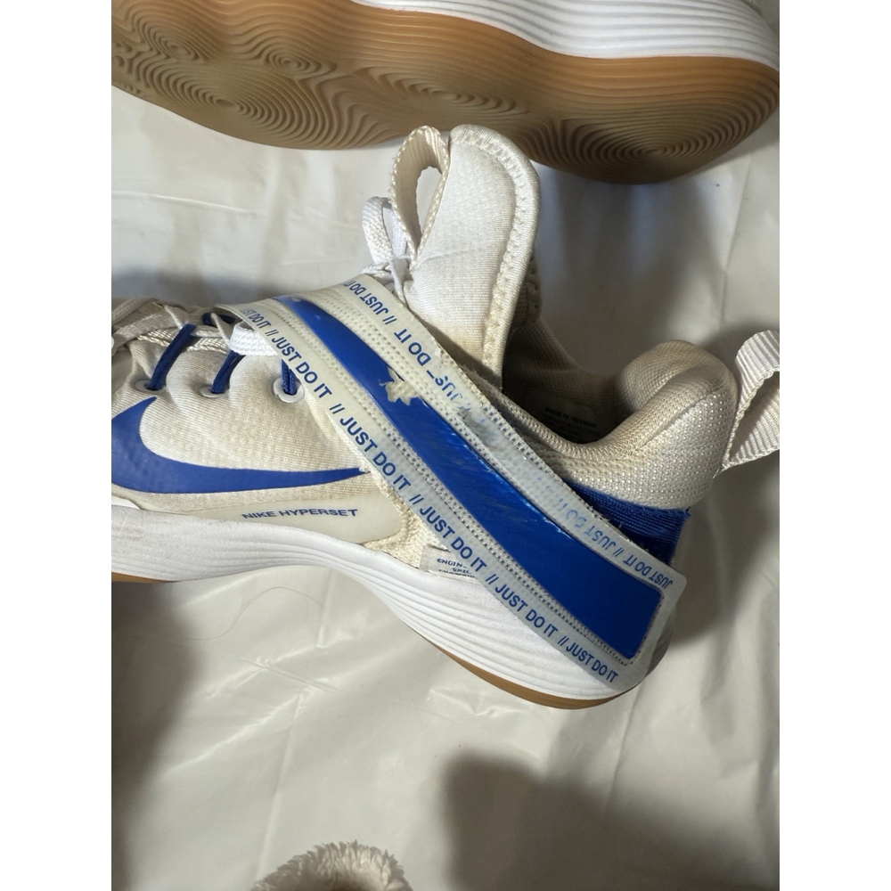 Nike React Hyperset Womens size 9 Sneaker Shoes CI2956 140 White Blue - Picture 16 of 16